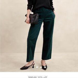 NWT Banana republic corduroy straight trouser